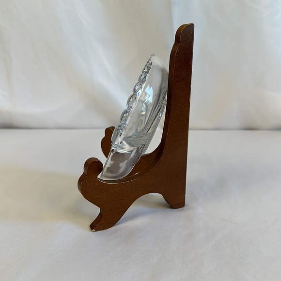 Duncan & Miller Glass Divided Dish in Teardrop Pattern - Picture 2 of 15